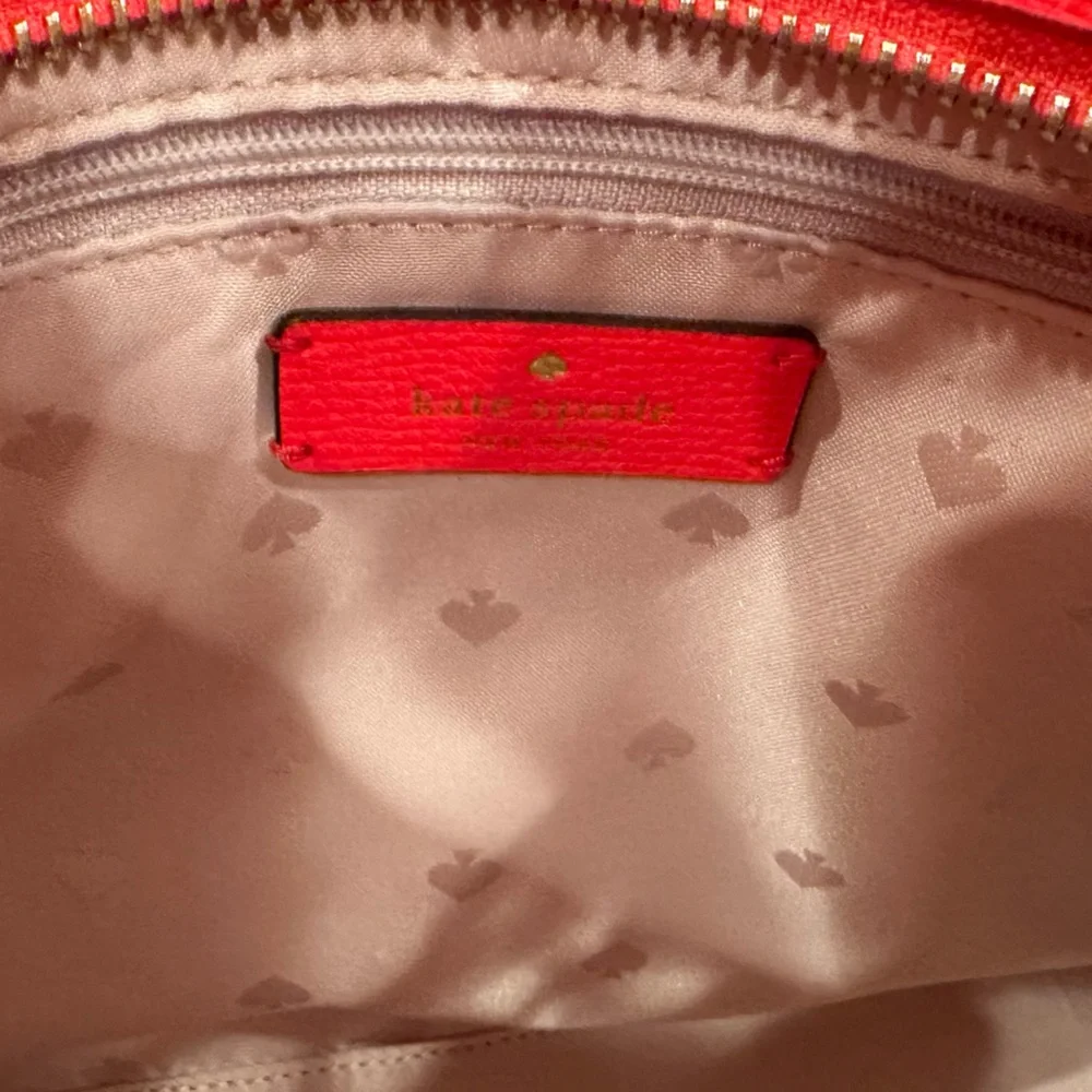 Kate Spade Leather Kate‎ Spade Frannie Medium Satchel Handbag Geranium